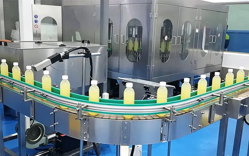 beverage production continuous inkjet coding line
