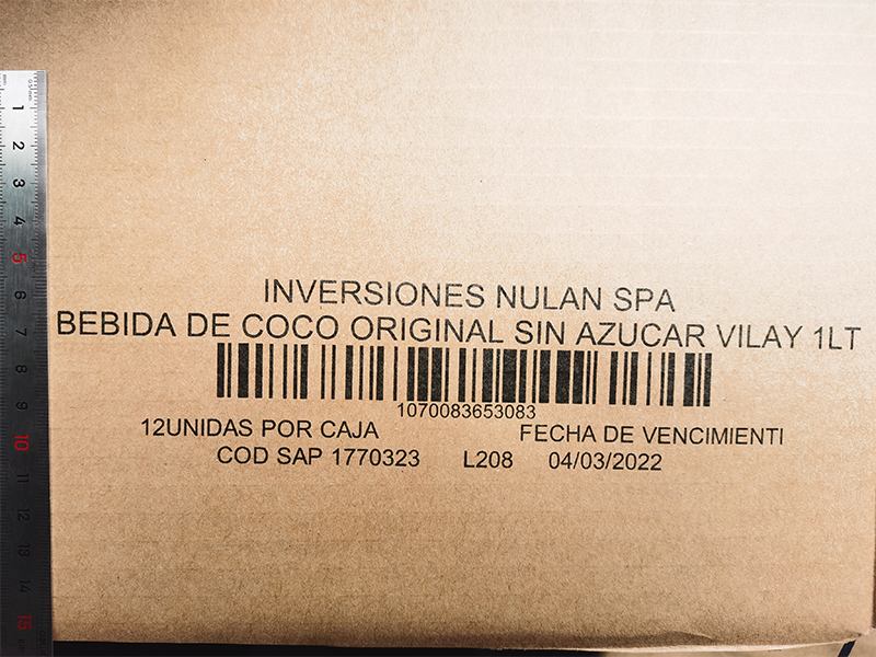 high resolution PIJ inkjet printer marking barcode on corrugated cartons