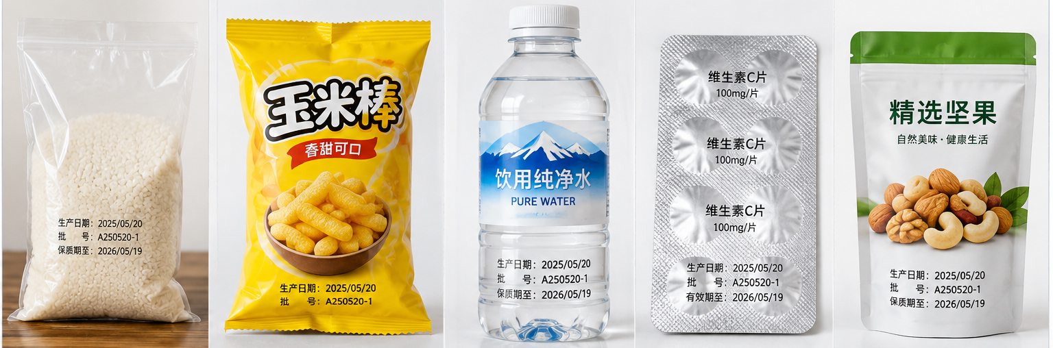 Common flexible packaging substrates PE PP PET laminated films and aluminum foil Common flexible packaging substrates PE PP PET laminated films and aluminum foil